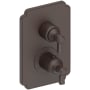 Newport Brass Astor Thermostatic Valve Trim Only with 2 Lever Handles - Less Rough In Oil Rubbed Bronze