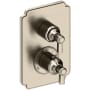 Newport Brass Astor Thermostatic Valve Trim Only with 2 Lever Handles - Less Rough In Antique Nickel