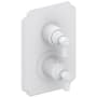 Newport Brass Astor Thermostatic Valve Trim Only with 2 Lever Handles - Less Rough In Matte White