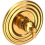 Newport Brass Astor Thermostatic Valve Trim Only with 1 Lever Handles - Less Rough In Aged Brass