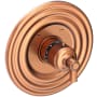 Newport Brass Astor Thermostatic Valve Trim Only with 1 Lever Handles - Less Rough In Antique Copper