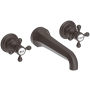 Newport Brass Astor 1.2 GPM Wall Mounted Widespread Bathroom Faucet with Cross Handles Oil Rubbed Bronze