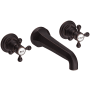 Newport Brass Astor 1.2 GPM Wall Mounted Widespread Bathroom Faucet with Cross Handles Venetian Bronze