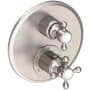 Newport Brass Astor Thermostatic Valve Trim Only with 2 Cross Handles - Less Rough In Satin Nickel