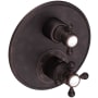 Newport Brass Astor Thermostatic Valve Trim Only with 2 Cross Handles - Less Rough In Venetian Bronze