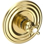Newport Brass Astor Thermostatic Valve Trim Only with 1 Cross Handles - Less Rough In Forever Brass (PVD)