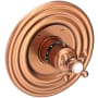 Newport Brass Astor Thermostatic Valve Trim Only with 1 Cross Handles - Less Rough In Antique Copper