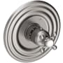 Newport Brass Astor Thermostatic Valve Trim Only with 1 Cross Handles - Less Rough In Stainless Steel (PVD)