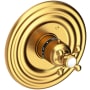 Newport Brass Astor Thermostatic Valve Trim Only with 1 Cross Handles - Less Rough In Satin Gold (PVD)