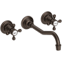 Newport Brass Chesterfield 1.2 GPM Wall Mounted Widespread Bathroom Faucet English Bronze