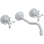 Newport Brass Chesterfield 1.2 GPM Wall Mounted Widespread Bathroom Faucet Matte White
