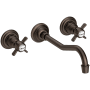 Newport Brass Fairfield 1.2 GPM Wall Mounted Widespread Bathroom Faucet English Bronze
