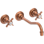 Newport Brass Fairfield 1.2 GPM Wall Mounted Widespread Bathroom Faucet Antique Copper