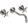 Newport Brass Fairfield 1.2 GPM Wall Mounted Widespread Bathroom Faucet Polished Nickel