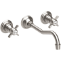 Newport Brass Fairfield 1.2 GPM Wall Mounted Widespread Bathroom Faucet Satin Nickel