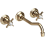 Newport Brass Fairfield 1.2 GPM Wall Mounted Widespread Bathroom Faucet French Gold (PVD)