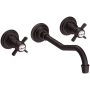 Newport Brass Fairfield 1.2 GPM Wall Mounted Widespread Bathroom Faucet Venetian Bronze
