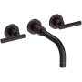 Newport Brass East Linear 1.2 GPM Wall Mounted Widespread Bathroom Faucet Venetian Bronze