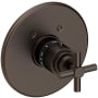Newport Brass East Linear Thermostatic Valve Trim Only with 1 Cross Handles - Less Rough In English Bronze
