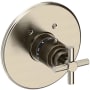 Newport Brass East Linear Thermostatic Valve Trim Only with 1 Cross Handles - Less Rough In Antique Nickel