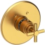 Newport Brass East Linear Thermostatic Valve Trim Only with 1 Cross Handles - Less Rough In Satin Gold (PVD)