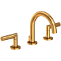 Newport Brass Pavani 1.2 GPM Widespread Bathroom Faucet with Pop-Up Drain Assembly Aged Brass