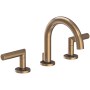 Newport Brass Pavani 1.2 GPM Widespread Bathroom Faucet with Pop-Up Drain Assembly Antique Brass