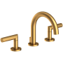 Newport Brass Pavani 1.2 GPM Widespread Bathroom Faucet with Pop-Up Drain Assembly Satin Bronze - PVD