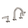 Newport Brass Pavani 1.2 GPM Widespread Bathroom Faucet with Pop-Up Drain Assembly Polished Nickel (PVD)