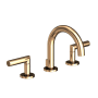 Newport Brass Pavani 1.2 GPM Widespread Bathroom Faucet with Pop-Up Drain Assembly French Gold (PVD)