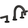 Newport Brass Pavani 1.2 GPM Widespread Bathroom Faucet with Pop-Up Drain Assembly Flat Black