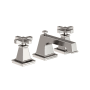 Newport Brass Malvina 1.2 GPM Widespread Bathroom Faucet with Pop-Up Drain Assembly with Cross Handles Polished Nickel (PVD)