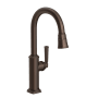 Newport Brass Zemora 1.8 GPM Single Hole Pull Down Kitchen Faucet English Bronze