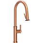 Newport Brass Seager 1.8 GPM Single Hole Pull Down Kitchen Faucet with Single Lever Handle Antique Copper