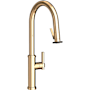 Newport Brass Seager 1.8 GPM Single Hole Pull Down Kitchen Faucet with Single Lever Handle French Gold (PVD)