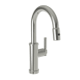 Newport Brass Seager 1.8 GPM Single Hole Pull Down Bar / Prep Faucet Polished Nickel (PVD)