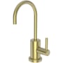 Newport Brass Seager 1.5 GPM Cold Water Dispenser Satin Brass (PVD)