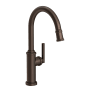Newport Brass Heaney 1.8 GPM Single Hole Pull Down Kitchen Faucet English Bronze