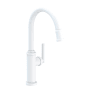 Newport Brass Heaney 1.8 GPM Single Hole Pull Down Kitchen Faucet Matte White