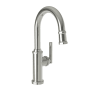 Newport Brass Heaney 1.8 GPM Single Hole Pull Down Bar / Prep Faucet Polished Nickel (PVD)