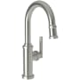 Newport Brass Heaney 1.8 GPM Single Hole Pull Down Bar / Prep Faucet Satin Nickel - PVD