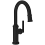 Newport Brass Heaney 1.8 GPM Single Hole Pull Down Bar / Prep Faucet Flat Black