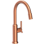 Newport Brass Jeter 1.8 GPM Single Hole Pull Down Kitchen Faucet Antique Copper