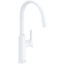 Newport Brass Jeter 1.8 GPM Single Hole Pull Down Kitchen Faucet Matte White