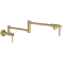 Newport Brass Jeter 4.5 GPM Wall Mounted Single Hole Pot Filler Satin Gold - PVD