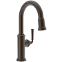Newport Brass Gavin 1.8 GPM Single Hole Pull Down Bar / Prep Faucet English Bronze