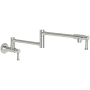 Newport Brass Gavin 4.5 GPM Wall Mounted Single Hole Pot Filler Polished Nickel