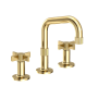 Newport Brass Pardees 1.2 GPM Widespread Bathroom Faucet with Pop-Up Drain Assembly Forever Brass (PVD)