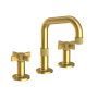 Newport Brass Pardees 1.2 GPM Widespread Bathroom Faucet with Pop-Up Drain Assembly Satin Brass (PVD)