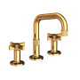 Newport Brass Pardees 1.2 GPM Widespread Bathroom Faucet with Pop-Up Drain Assembly Polished Gold (PVD)